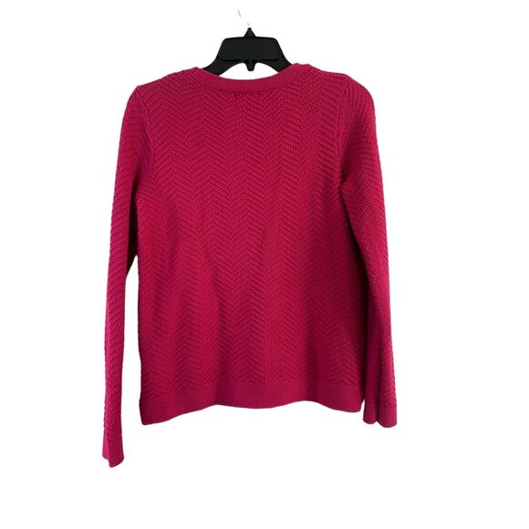 Old Navy Women's Fuchsia Ribbed Sweater - Picture 2 of 8